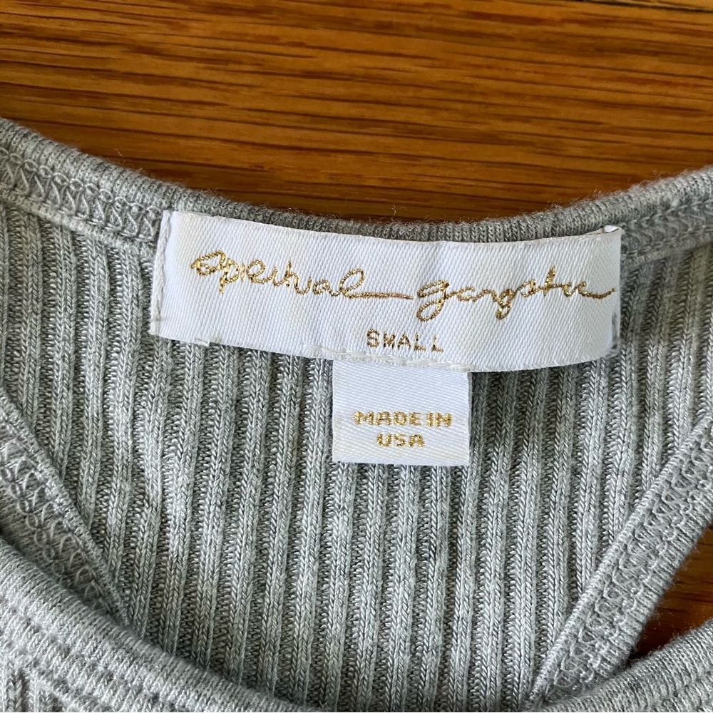 Spiritual Gangster Grey Ribbed Yoga Gym Workout Racerback Sports Bra Small - Picture 2 of 6